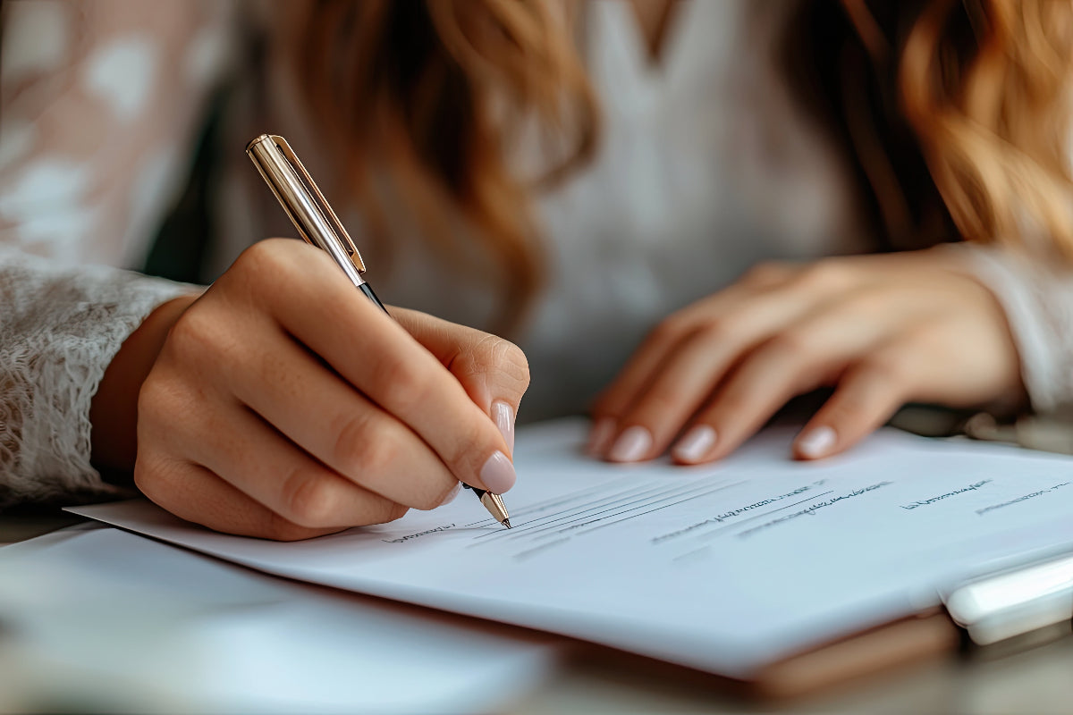 Signing an Ebike Safety Contract