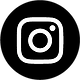 Black Instagram logo on a white background